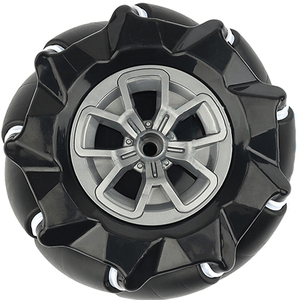 <span class=keywords><strong>Pneus</strong></span> en caoutchouc solide noir 80 mm-a pour voitures jouets Radio Control jouets Go Karts roue Mecanum - Product Image 5