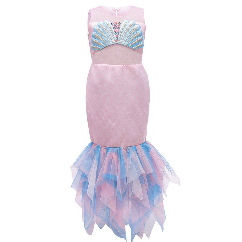 Rainbow Mermaid Princess Costume
