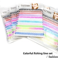 Collier en fil de pêche, collier ras du cou de style européen et américain, collier court pour femme, fil de pêche élastique, chaîne de cou vintage, clavicl