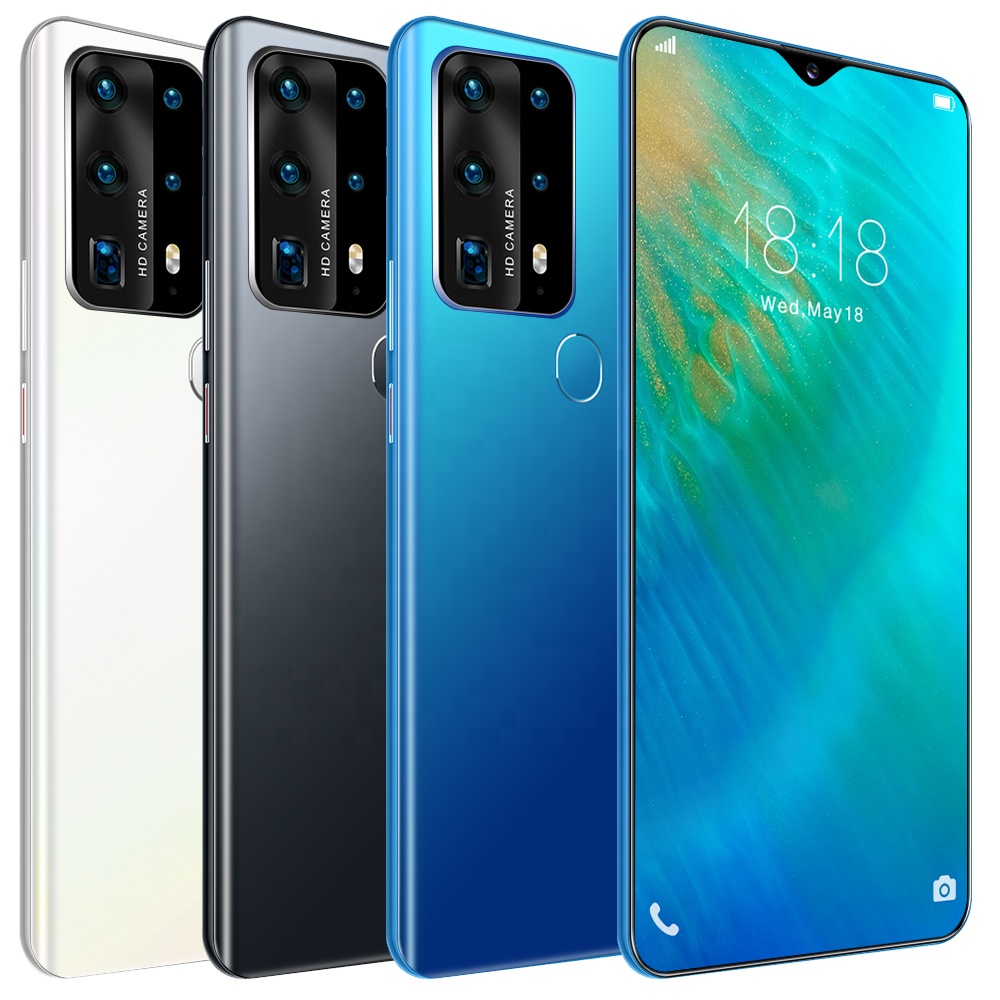 P40 Pro çin cep telefonu 10GB + 512GB Android 10.0 cep telefonları 7 inç akıllı telefonlar cep telefonu stok