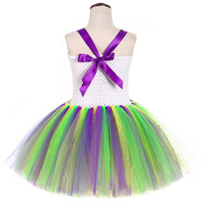 Disfraz de la Sirenita para Niñas, Vestido de Princesa con Tutú y Diadema para Carnaval, Tallas 2T-8T - Product Image 6