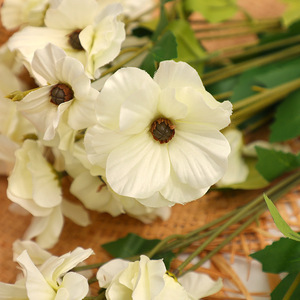 Fleurs artificielles de pommier sauvage en soie plastique, haute simulation, pour décorations de mariage et de maison, style classique - Product Image 2