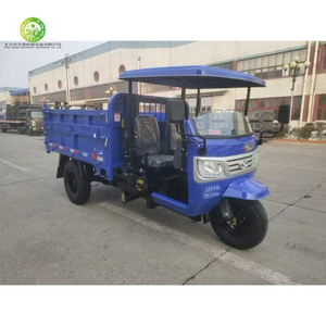 Motocicleta de 3 ruedas con cabina y contenedor de basura, triciclo con motor diésel en venta - Product Image 5