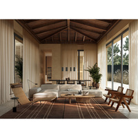 Conception d'intérieur et mobilier de luxe tout-en-un pour villa et bureau à domicile - Style scandinave, écologique et durable