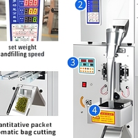 Machines d'emballage automatiques pour petites entreprises, 15 sachets/min, machines d'emballage multifonctions pour chips de banane et de pomme de terre