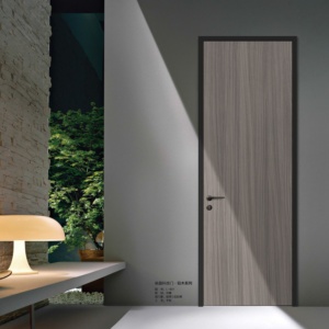 <span class=keywords><strong>Porte</strong></span> composite en bois massif moderne, écologique, sans peinture, pour l'<span class=keywords><strong>intérieur</strong></span> des maisons, des hôtels, <span class=keywords><strong>porte</strong></span> de chambre à coucher en bois de cristal de carbone - Product Image 2
