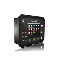 Console DMX sans fil Spark Fabrica Pyro Sim Controller CT-05 avec écran tactile noir pour machine à feux d'artifice Sparkler, garantie 1 an