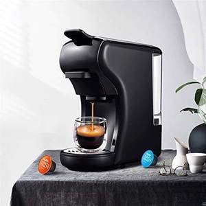 Machine à café à capsules électrique portable LEXIA avec pompe 19 bars, réservoir d'eau de 0,6 L, puissance de 1450 W pour usage commercial et domestique - Product Image 1
