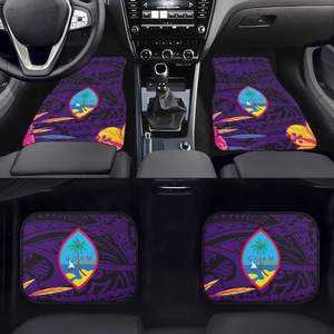Accesorios de Verano para Automóviles, Alfombrillas de Goma con Estampado de Tatuajes Tribales Culturales Polinesios de Guam, Alfombrillas de Lujo con Impresión Bajo Demanda - Product Image 5