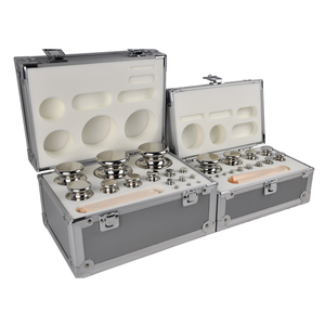 Veidt Weighing E2 F2 M1 1g-500g Ensemble de poids d'étalonnage en acier inoxydable pour balances de laboratoire et de précision, Classe E2 1mg-1kg - Product Image 1