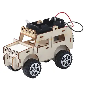 Sciedu Jouets éducatifs pour enfants Jeep Car DIY Materials Bag Jouets éducatifs pour l'apprentissage des enfants