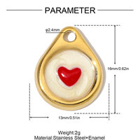 Nouveau Pendentif Cœur Fleur Rétro en Acier Inoxydable Personnalisable DIY 2026 pour Fabrication de Bijoux Colliers Accessoires Vente en Gros