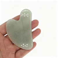 Planche de Gua Sha en Aventurine Verte Naturelle pour le Visage et le Corps – Outil de Massage Anti-Âge pour Soins de la Peau