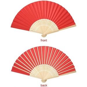 Custom Promotional Gift Folding Bamboo Rib Paper <b>Fan</b> Wedding Decor Printed Logo 8 Inch Portable Foldable Hand <b>Fan</b> - Product Image 2
