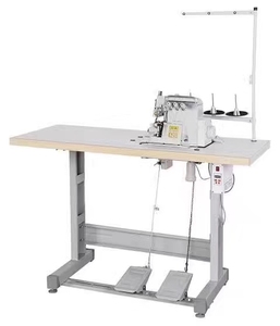 Medium Speed Clothes T Shirt Piping Over <b>Lock</b> Sewing Machines Industrial for Garment - Product Image 5