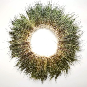 Piume di Herl infilate di <span class=keywords><strong>pavone</strong></span> verde iridescente naturale scintillante per la decorazione dei costumi materiali per la costruzione di mosche - Product Image 6