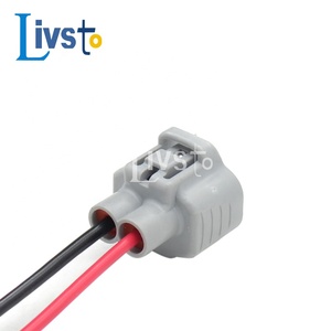 2-pins vrouwelijke auto-adapterconnector, zuiver koperen geleider, 600V, IP67 bescherming, waterdicht, voor elektronische auto-apparatuur - Product Image 4