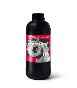 Résine synthétique de type ABS Phrozen pour impression 3D, haute précision, faible rétrécissement, gris mat, pureté 100%, 1 kg, 5 kg - Product Image 1