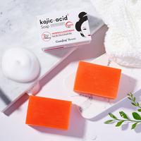 Savon à l'Acide Kojique Original du Fabricant avec Huile de Coco et de Tea Tree pour Nœuds Sombres, Peau Lisse, Éclaircissant et Uniformisant le Teint