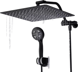 Di lusso grande <span class=keywords><strong>incasso</strong></span> in ottone soffione <span class=keywords><strong>doccia</strong></span> Set di buona qualità con termostato superiore pioggia Soft armadio Design spazzolato trattamento di superficie - Product Image 1