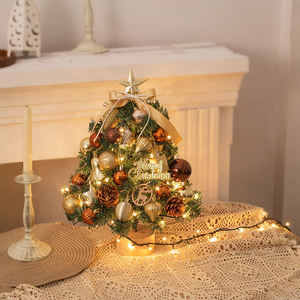 Wholesale New 45cm Artificial Small <b>Led</b> <b>Light</b> Mini Christmas <b>Trees</b> for Indoor Desktop Decoration - Product Image 4