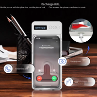 Boîte de gestion de téléphone en plastique durable et intelligente pour la gestion de l'autodiscipline, avec gestion du temps, rangement et protection de la sécurité mobile