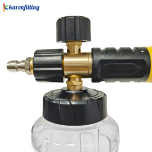Transparent Bottle Snow Foam Lance <b>Washer</b> Pressure <b>Car</b> <b>Washer</b> Accessory with 1/4 inch Quick Connect - Product Image 1