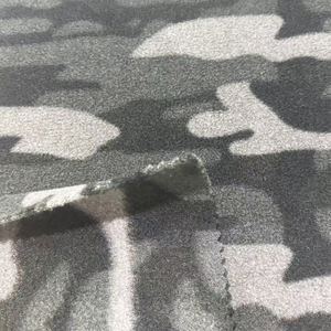 Hot Bán Ngụy Trang 260gsm 100% Polyester Double Side Chải Duy Nhất Hai Mặt Chống Đóng Cọc Nặng Cực Fleece Vải - Product Image 5