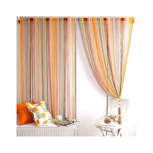 Multi Colors <strong>String</strong> Cutains 100% Polyester Chainette Thread <strong>Curtains</strong> With Various Application for Door and Wedding Decorations - Product Image 3