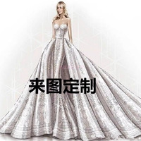 S2474L One Piece Drop Shopping Nouvelle Mariée Africaine Style Princesse Design Haut de Gamme Personnalisé Robe de Mariée Romantique et Élégante