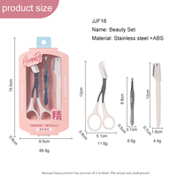 LMLTOP – Lot de pinces à épiler et ciseaux pour sourcils en acier inoxydable, outils de toilettage des sourcils, couleur et emballage personnalisables, OEM ODM – Vente en gros usine