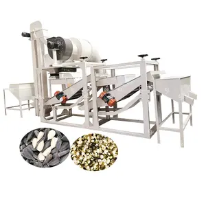 Electric Automatic Buckwheat Dehuller Pumpkin Seed Hulling Machine Hemp Seed Shelling Sunflower Seed Huller Price