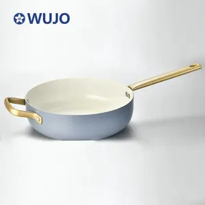 WUJO Germany Cookware Sets Unique Ceramic Coating Metal Aluminum Cookware Sets