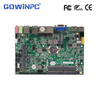 PC industriel Intel Core i5-6200U i7-7500U i7-8550U 2*DDR4 Emplacement pour RAM Double Gigabit Ethernet 6*RS232 Mini ordinateur en boîtier