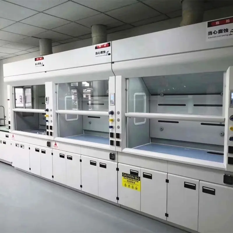 High quality acid and alkali resistance lab fume hood  lab steel fume cupboard for scientific research institution