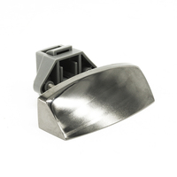 Poignée à bouton-poussoir pour meubles, serrure de levage pour meubles de camping-car et de maison, tiroirs, armoires, poignée à pousser/tirer en alliage de zinc chromé/noir/nickel