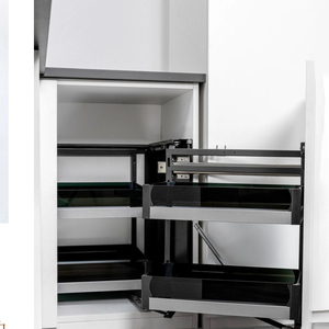 Roeasy intelligent vente en gros accessoires de placard de cuisine armoire de cuisine ensemble de rangement tiroir coulissant panier à tirage d'angle - Product Image 2