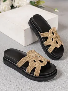 Summer Luxury House Casual Fashion Slippers Comfortable 2024 Open Toe Slippers Sandals For Women