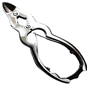 Coupe-ongles professionnel ASAP pour podologie, à long manche, en acier inoxydable, robuste, de haute qualité, à mâchoires larges et courbées - Product Image 1