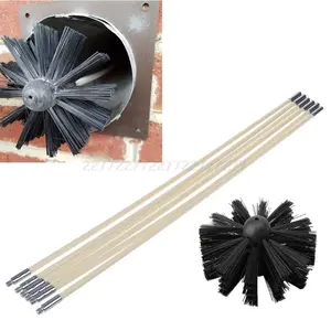 Deal Dryer Vent Cleaning Brush Duct Brush Cleaner Kit Fireplace Chimney Brushes Lint Remover