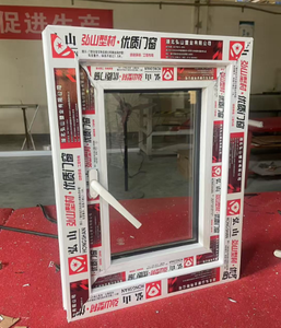 Ventana Abatible de PVC con Aislamiento Acústico Horizontal, Serie 60, con Pantalla Magnética para <span class=keywords><strong>Restaurante</strong></span>, Disponible al por Mayor, OEM, ODM - Product Image 3