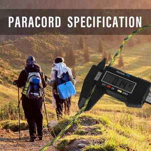 Portable 5/32INX50FT 2Packs Polyester Para Cord for <b>Camping</b> & Hiking 1mm Thickness - Product Image 3