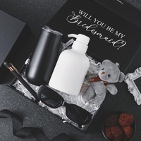 Boîte blanche noire police pour bouteilles, boîte d'emballage cosmétique de capacité moyenne pliante Emballage personnalisé le plus récent avec logo personnalisé
