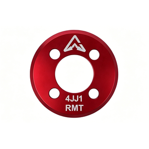 อะแดปเตอร์ RMT แบบอะลูมิเนียม MU-06 ผลิตด้วยเครื่อง CNC พร้อมเคลือบสีแดง สำหรับเครื่องยนต์ Isuzu 4JJ1 พร้อมความสามารถในการเจาะและขึ้นรูป - Product Image 3