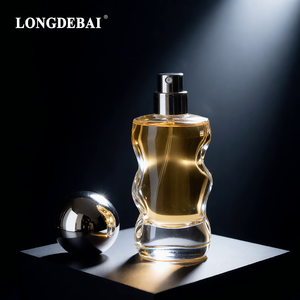 Nouvelle Arrivée Flacon de Parfum Personnalisé Unique à Bouchon Sertissable 30ml 50ml 100ml Flacon de Parfum en Verre Transparent Vide <span class=keywords><strong>Irrégulier</strong></span> avec Boîte d'Emballage - Product Image 3