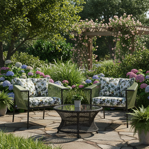 Ensemble de canapés d'extérieur de luxe, design nordique en aluminium et corde, résistant aux intempéries, groupe de sièges, villa, terrasse, mobilier de cour - Product Image 4