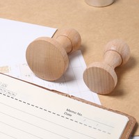 Joints en bois Joints de jouets pour enfants pour le bureau Matériaux de sceau en bois en gros Manche en bois vierge