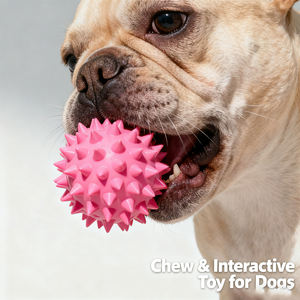 Palla Giocattolo per Animali Domestici - Design a Pois in TPR Ecologico, Resistente per Cani e Gatti, Novità Interattiva per Alleviare la Noia e l'Addestramento - Product Image 4