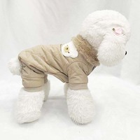 Nouvelles tenues rembourrées en coton pour petits chiens coréens, vente en gros, vêtements d'hiver épaissis à quatre pattes pour animaux de compagnie, résistants au froid, pour l'export.