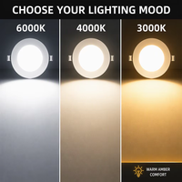 Panneau lumineux LED Aluminium Downlights Encastré IP44 Moderne RV Led Spot Lights Caravan Interior 12 Volt Plafonniers